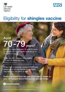 Eligibility for shingles vaccine